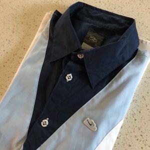 💙Short sleeve Nike button up shirt